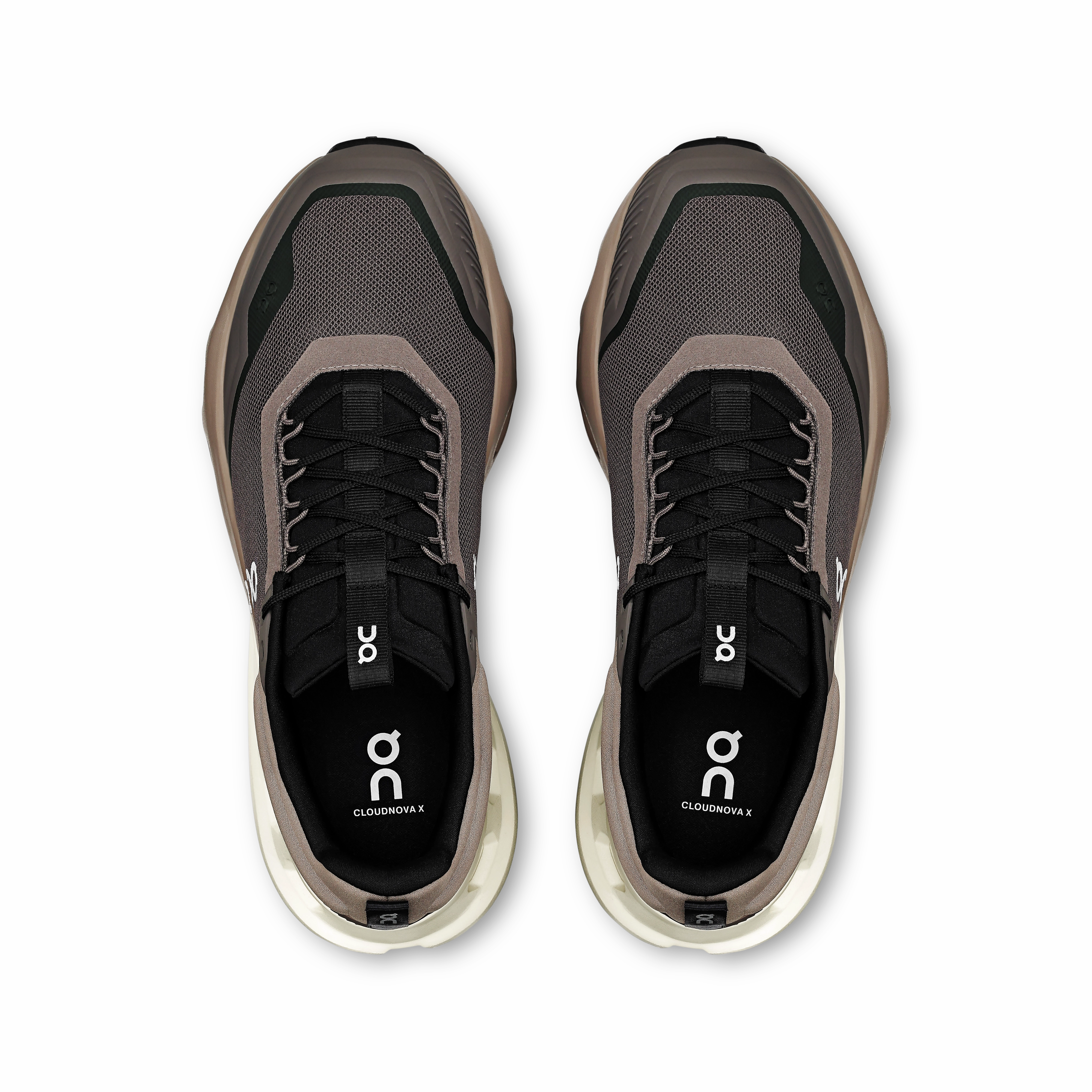 Orthotic friendly running in the heat shoes On Running Men's Cloudnova X Shoes - Eclipse / Black