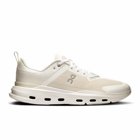 On Running Men's Cloudpulse Next Shoes - White / Ice running in forest Reinforced - seams