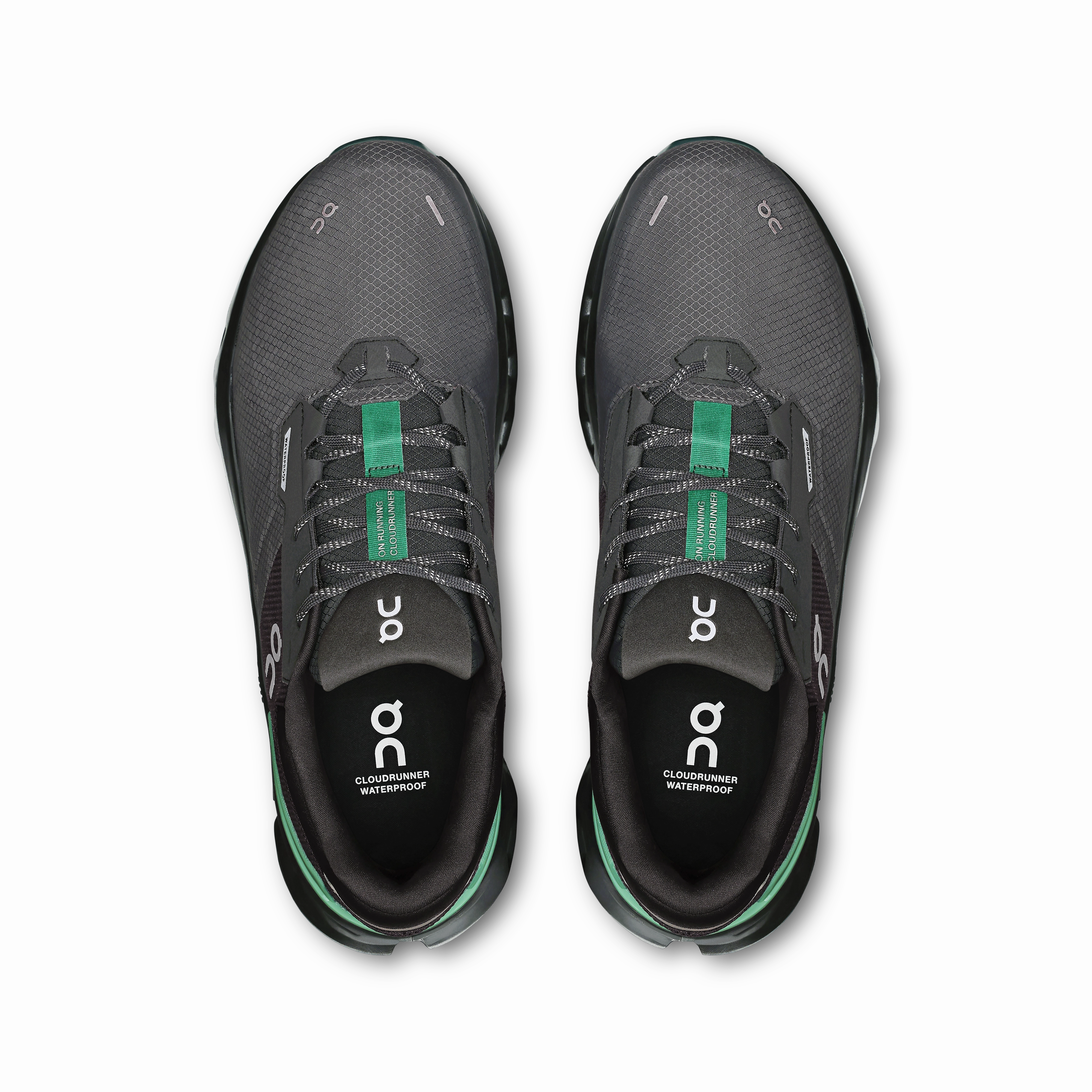 On Running Men's Cloudrunner 2 Waterproof Shoes - Eclipse / Rosemary moon - design shoes cold - resistant - design shoes