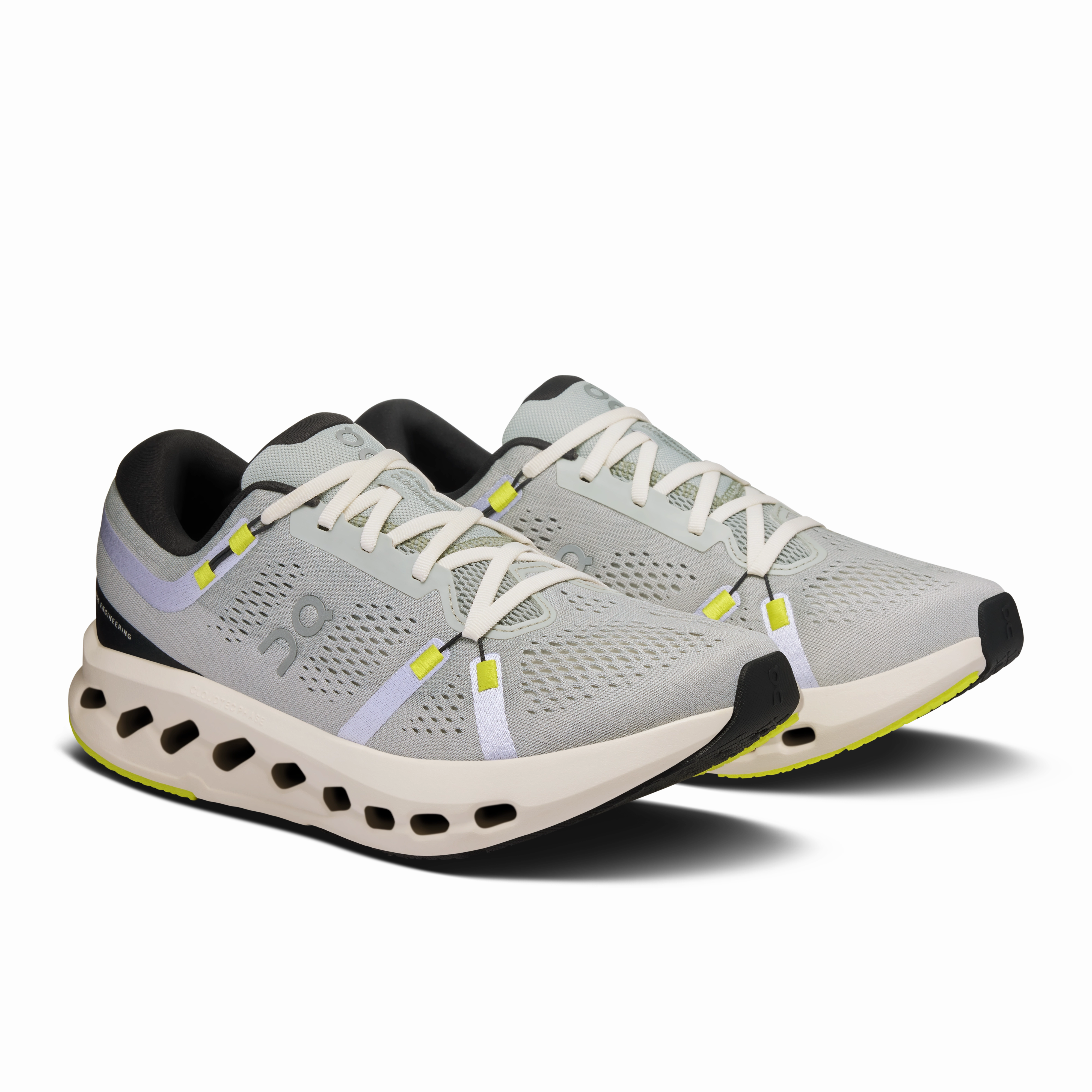 On Running Men's Cloudsurfer 2 Shoes - Glacier / Ivory for youth traction - pattern sole shoes