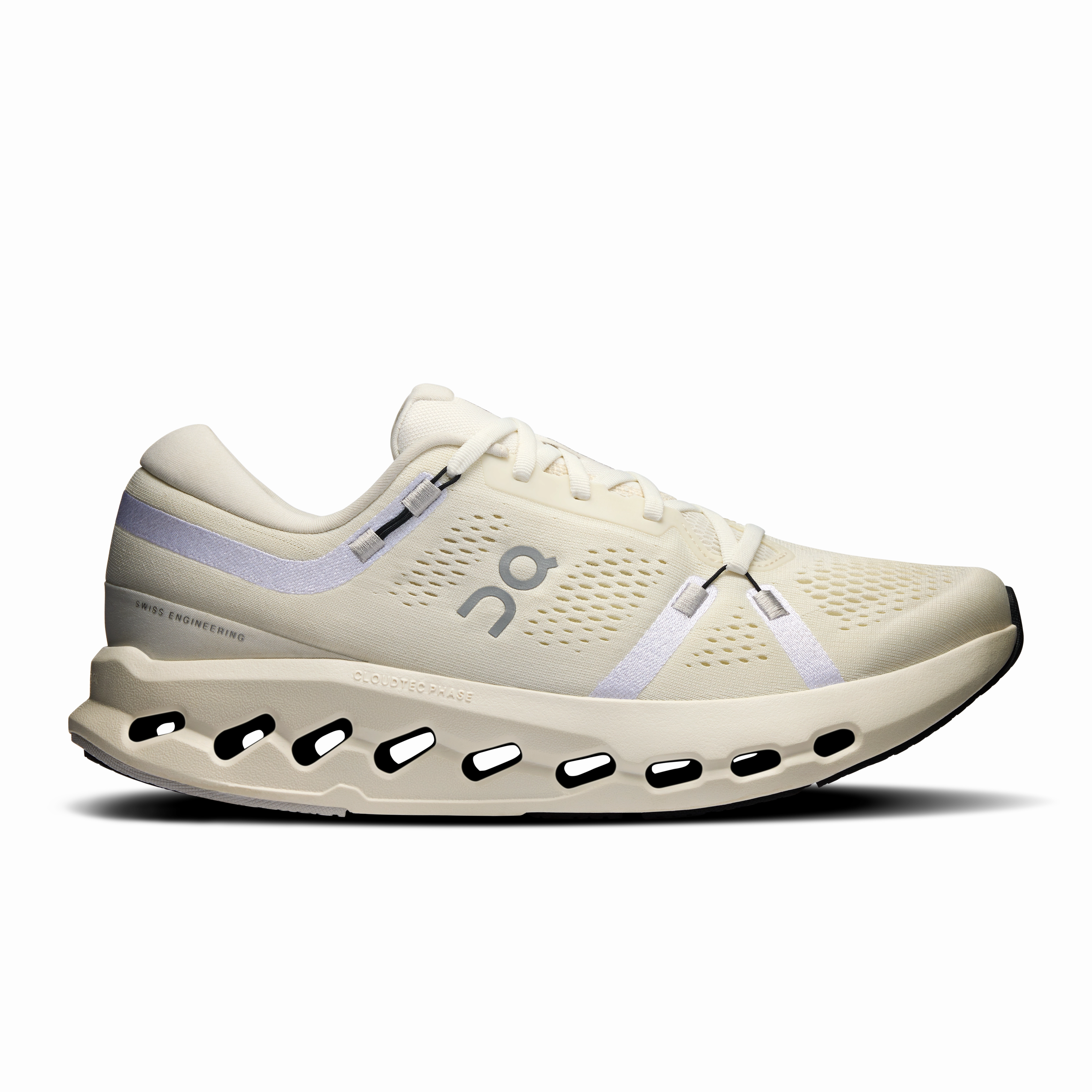 Rolling Motion Engine On Running Men's Cloudsurfer 2 Shoes - Ivory / Ivory