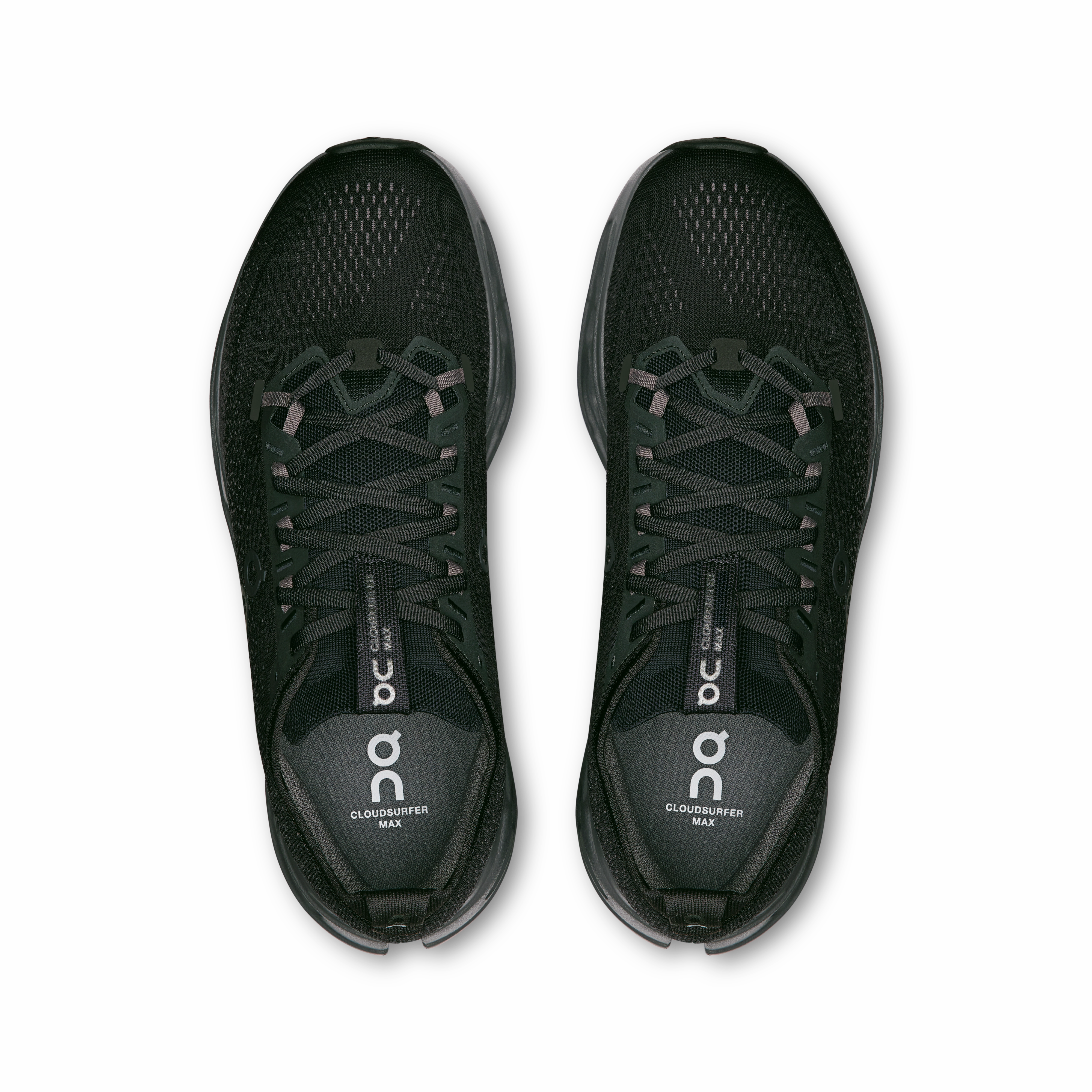 Cushioned On Running Men's Cloudsurfer Max Shoes - Black / Eclipse