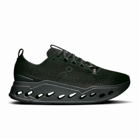 Bouncy Midsole Compound running during the day shoes On Running Men's Cloudsurfer Max Shoes - Black / Eclipse