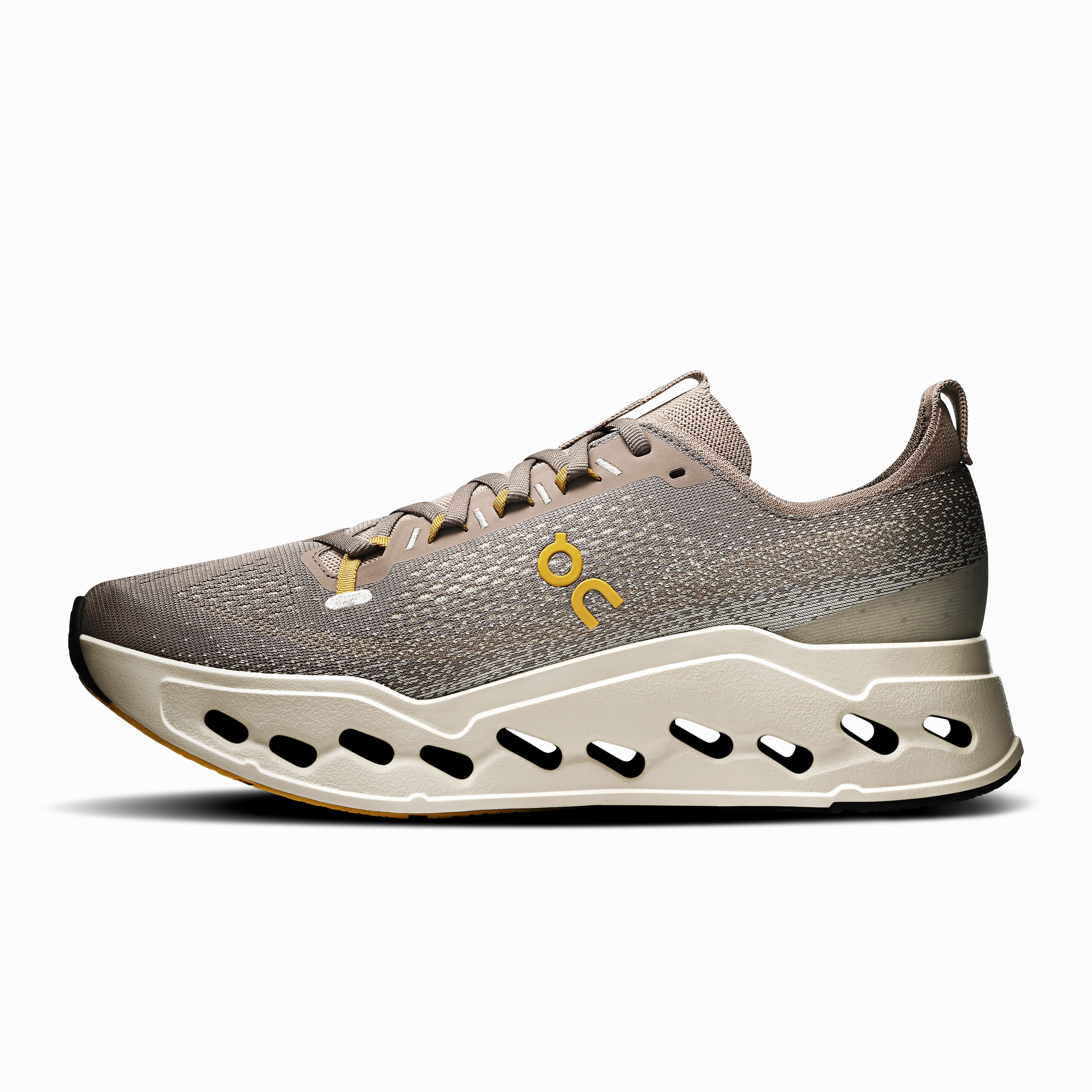 supportive upper shoes On Running Men's Cloudsurfer Max Shoes - Cinder / Pelican