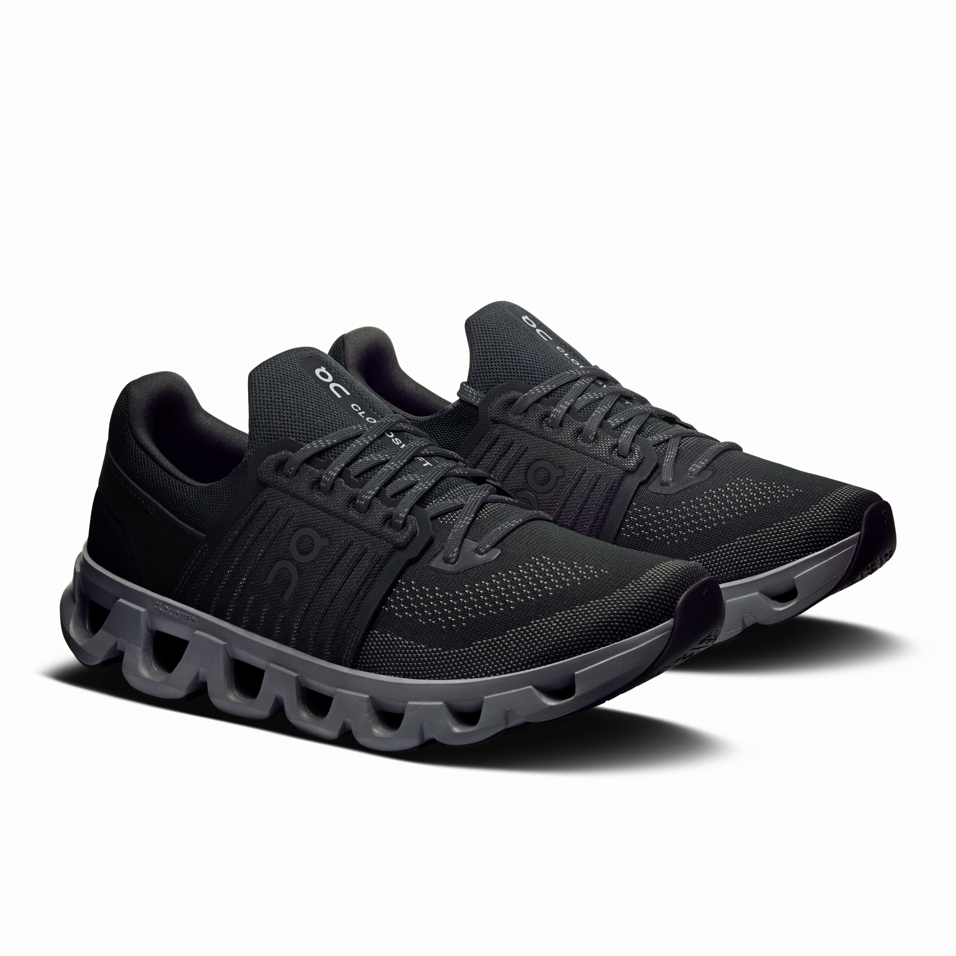 WaterResistant On Running Men's Cloudswift 4 Ad Shoes - Black / Rock