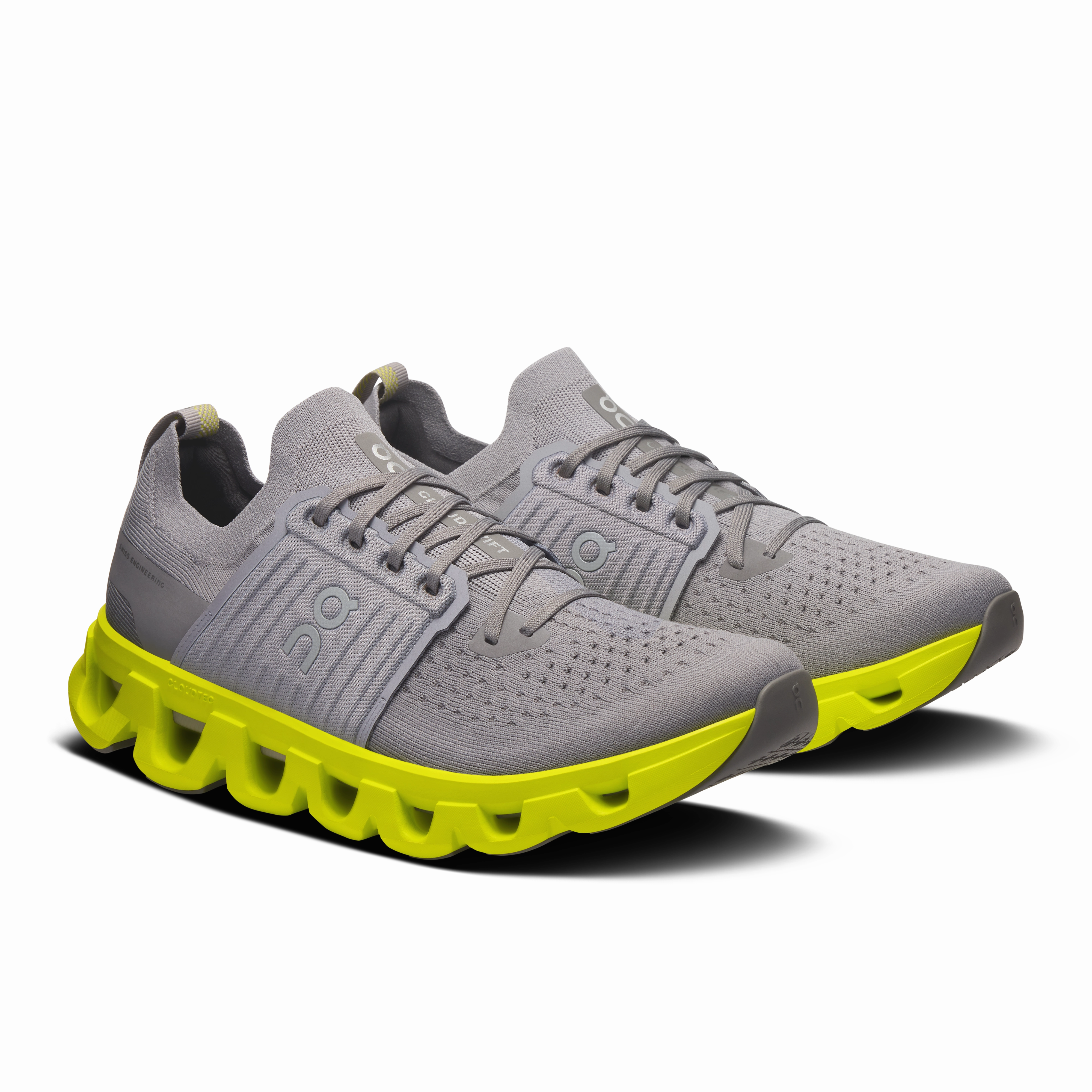 On Running Men's Cloudswift 4 Shoes - Alloy / Lime weekend - run proven