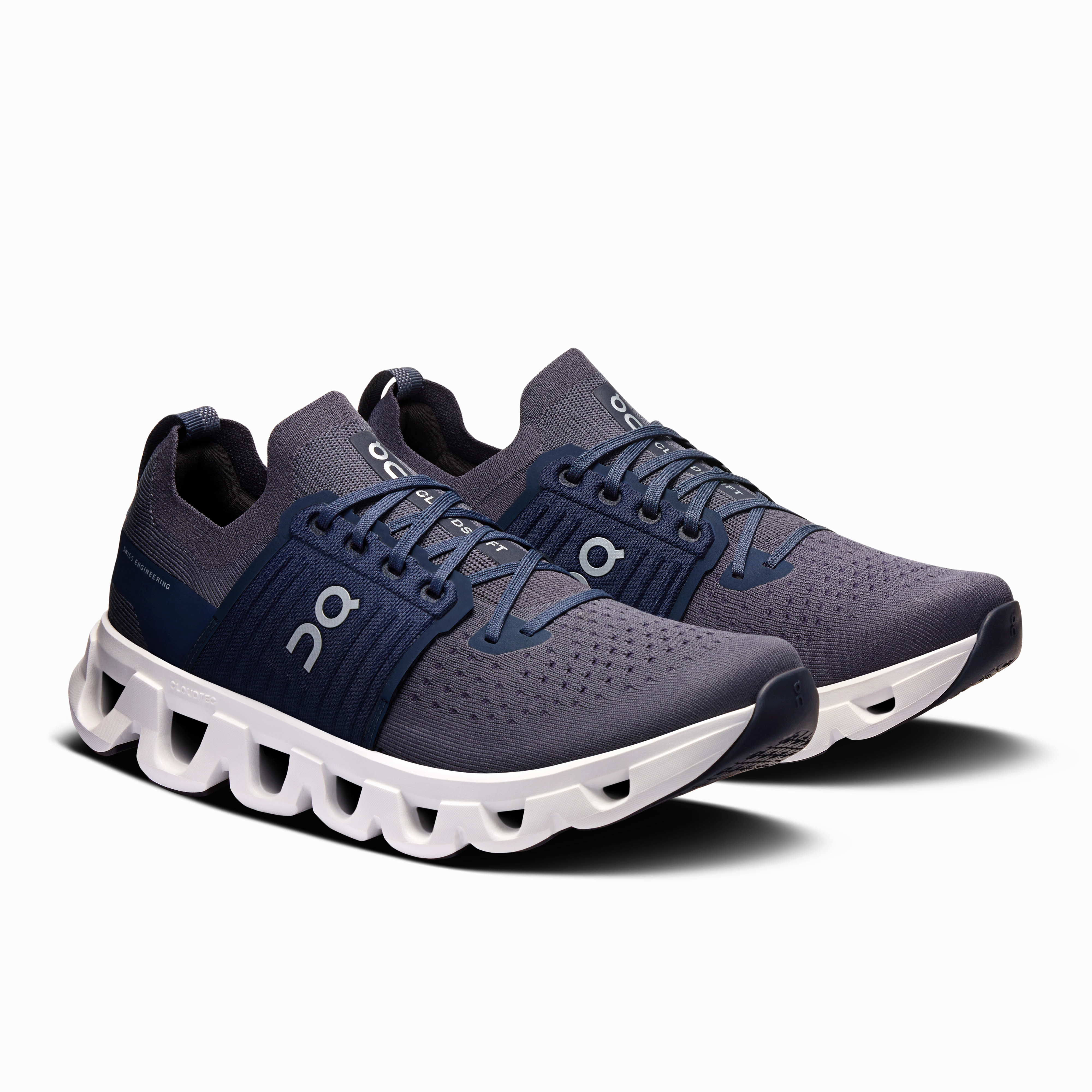 On Running Men's Cloudswift 4 Shoes - Navy / Ink Ultra grip Contoured Harness