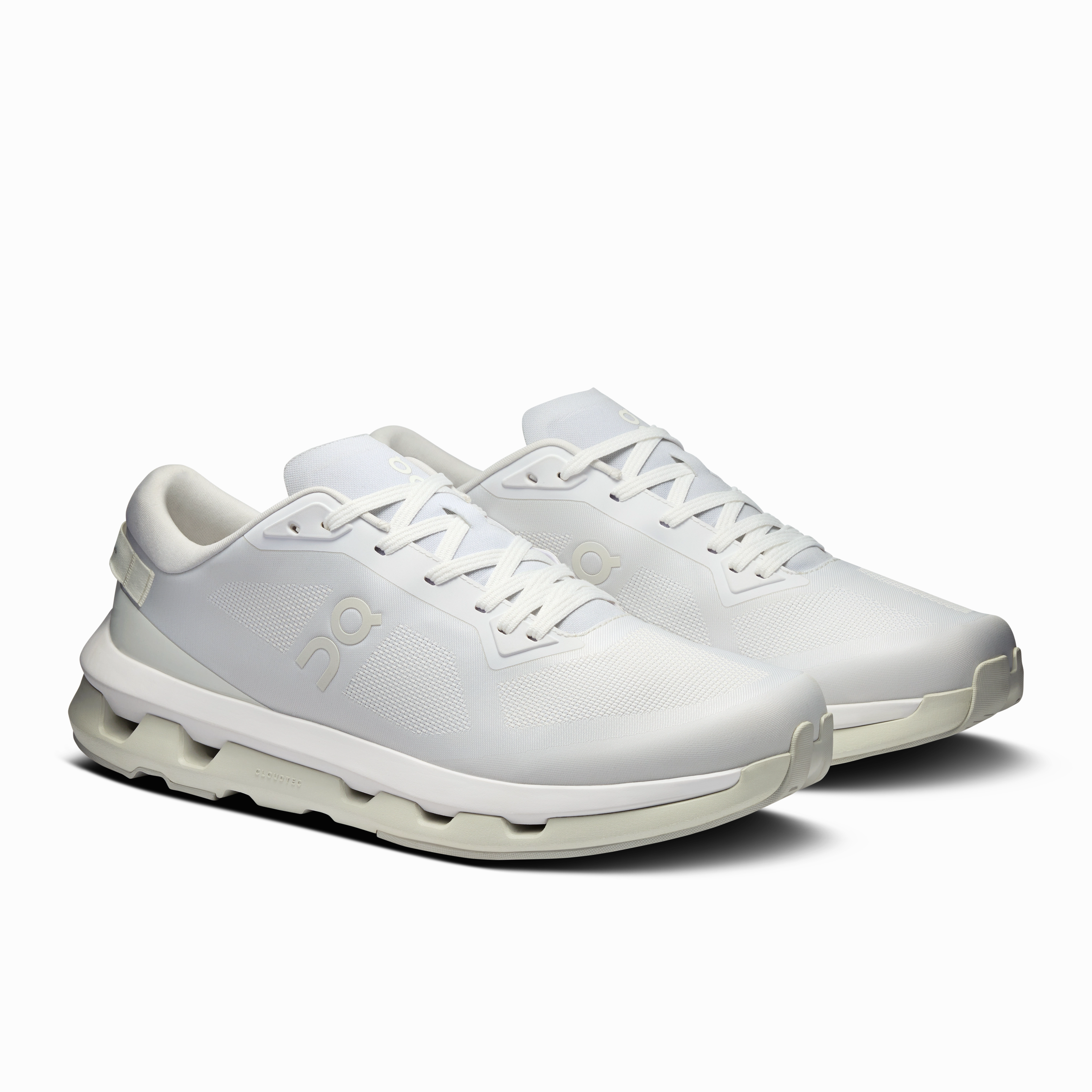 Stability Pods On Running Men's Cloudzone Shoes - White / White