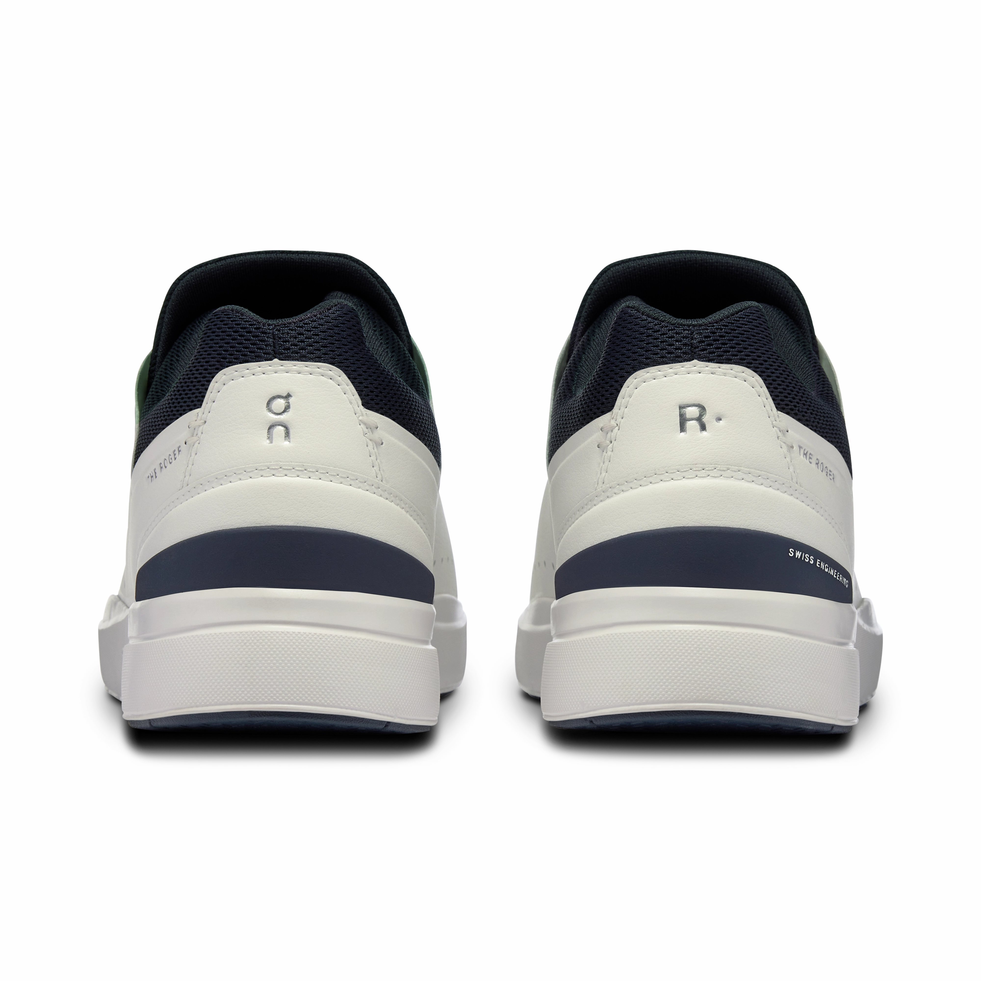 On Running Men's The Roger Advantage Shoes - White / Midnight Durable Traction Grip Stretch upper