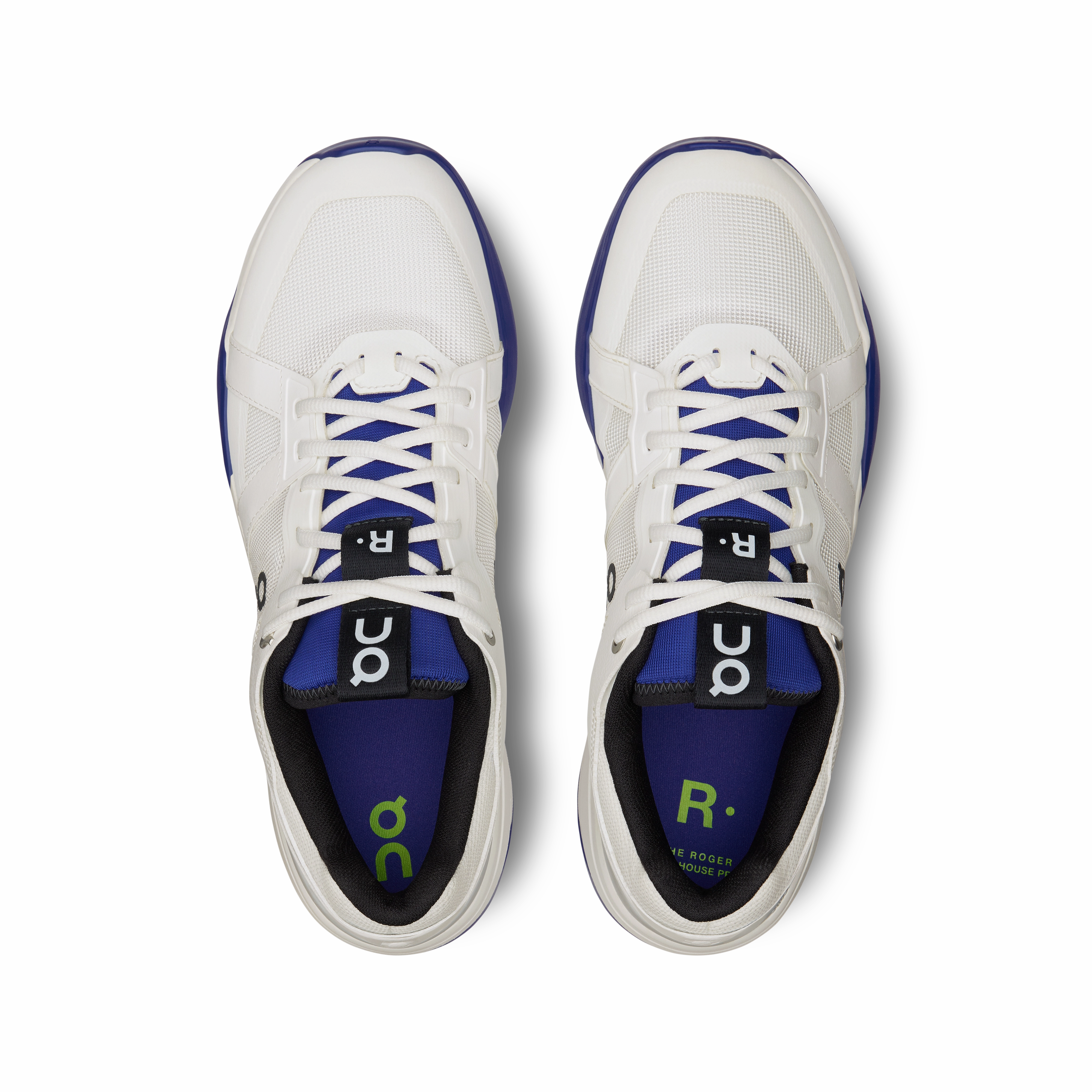 On Running Men's The Roger Clubhouse Pro Shoes - Undyed / Indigo Tread Pattern Design classic shoe aesthetic