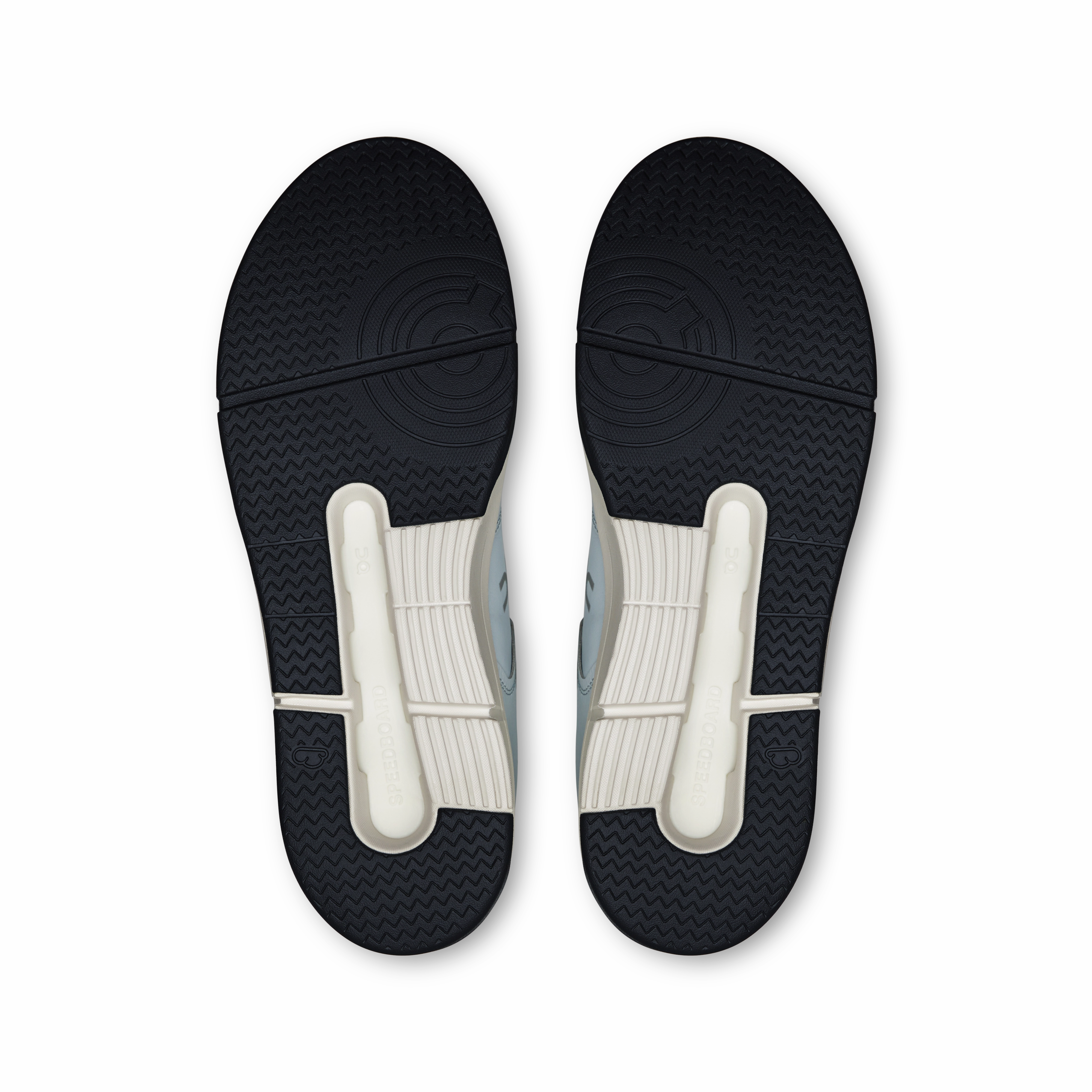 On Running Men's The Roger Clubhouse Shoes - Arctic / Ivory Perforated Tongue Design