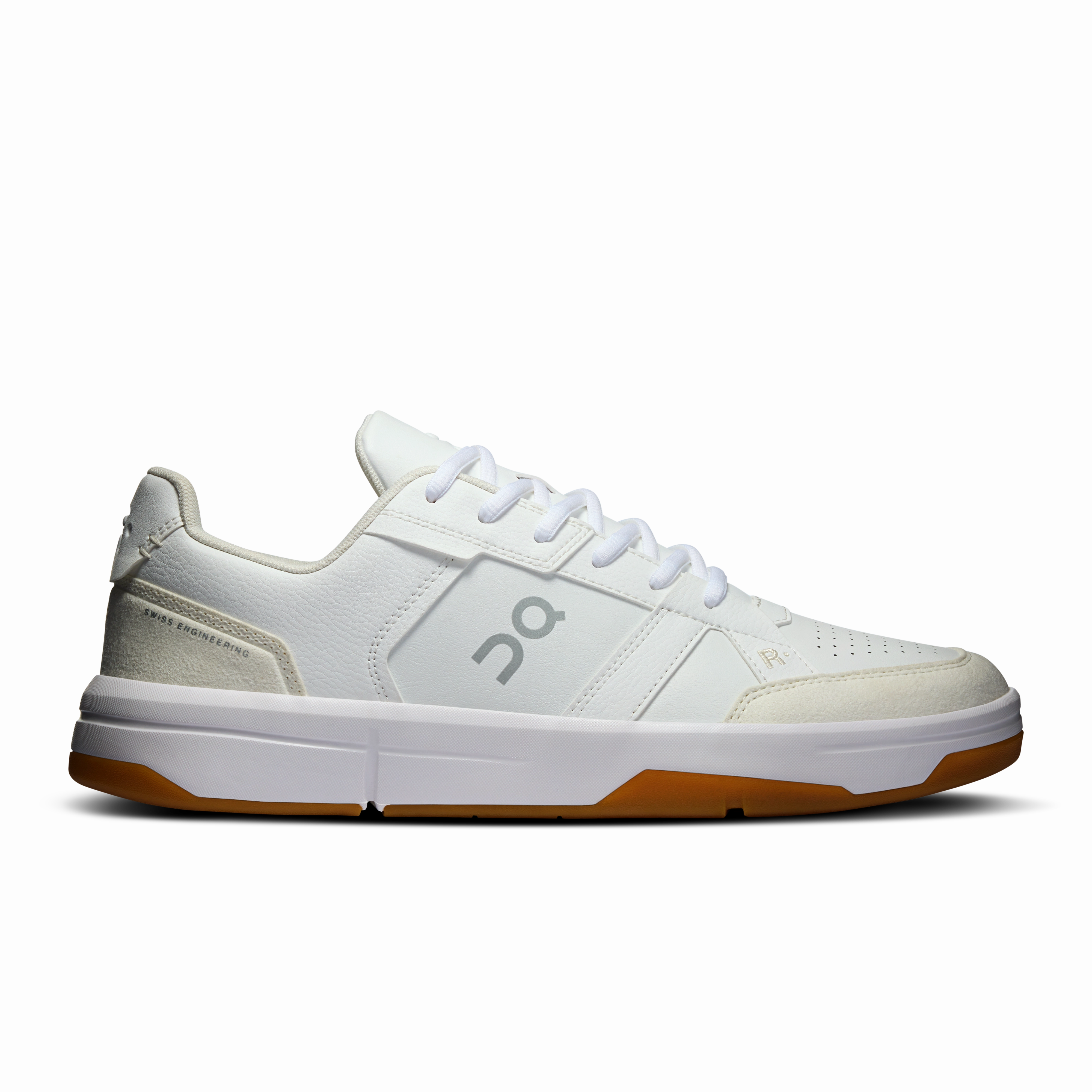 On Running Men's The Roger Clubhouse Shoes - White / Ivory Lace Up System