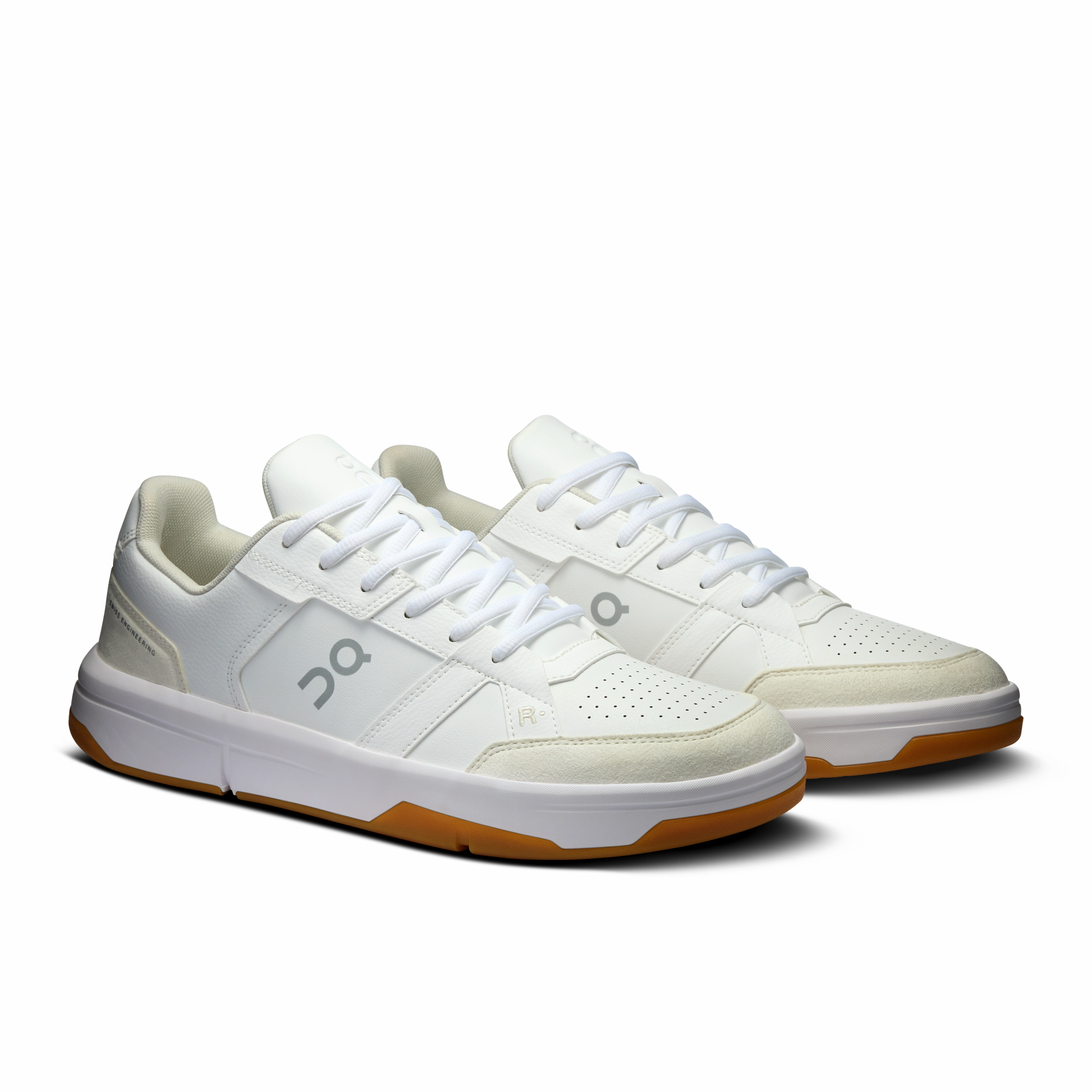 On Running Men's The Roger Clubhouse Shoes - White / Ivory Wind - resistant Boost Speed