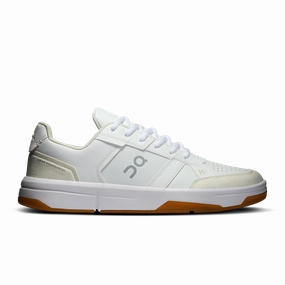 On Running Men's The Roger Clubhouse Shoes - White / Ivory Lace Up System