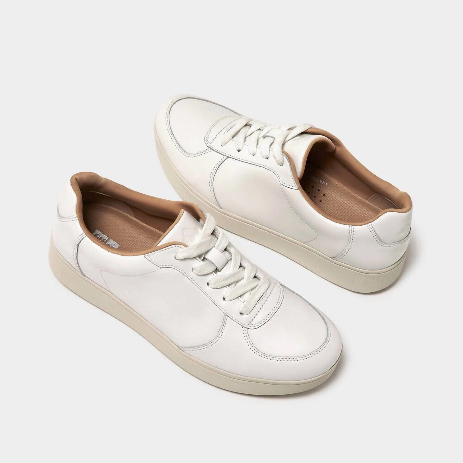 Tread Pattern Optimization Women's Rally Leather Panel Sneaker In Urban White