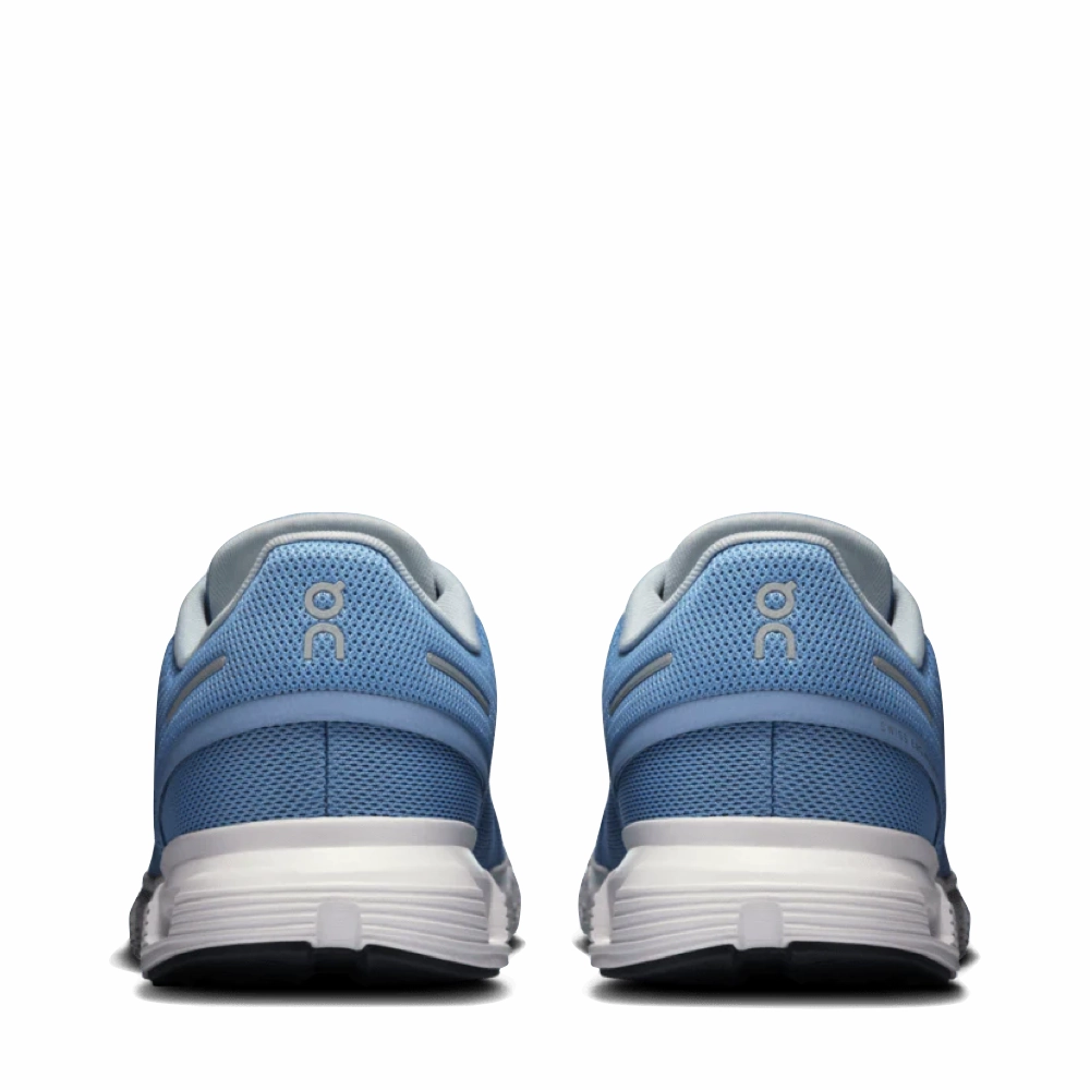 Wood Path On Women's Cloud 6 Sneaker in Chambray/White