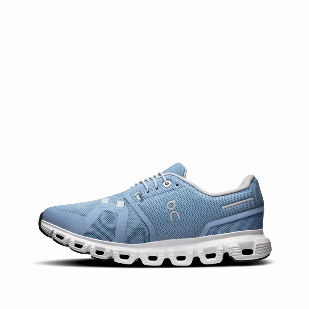 Wear Easy Open Toe On Women's Cloud 6 Sneaker in Chambray/White