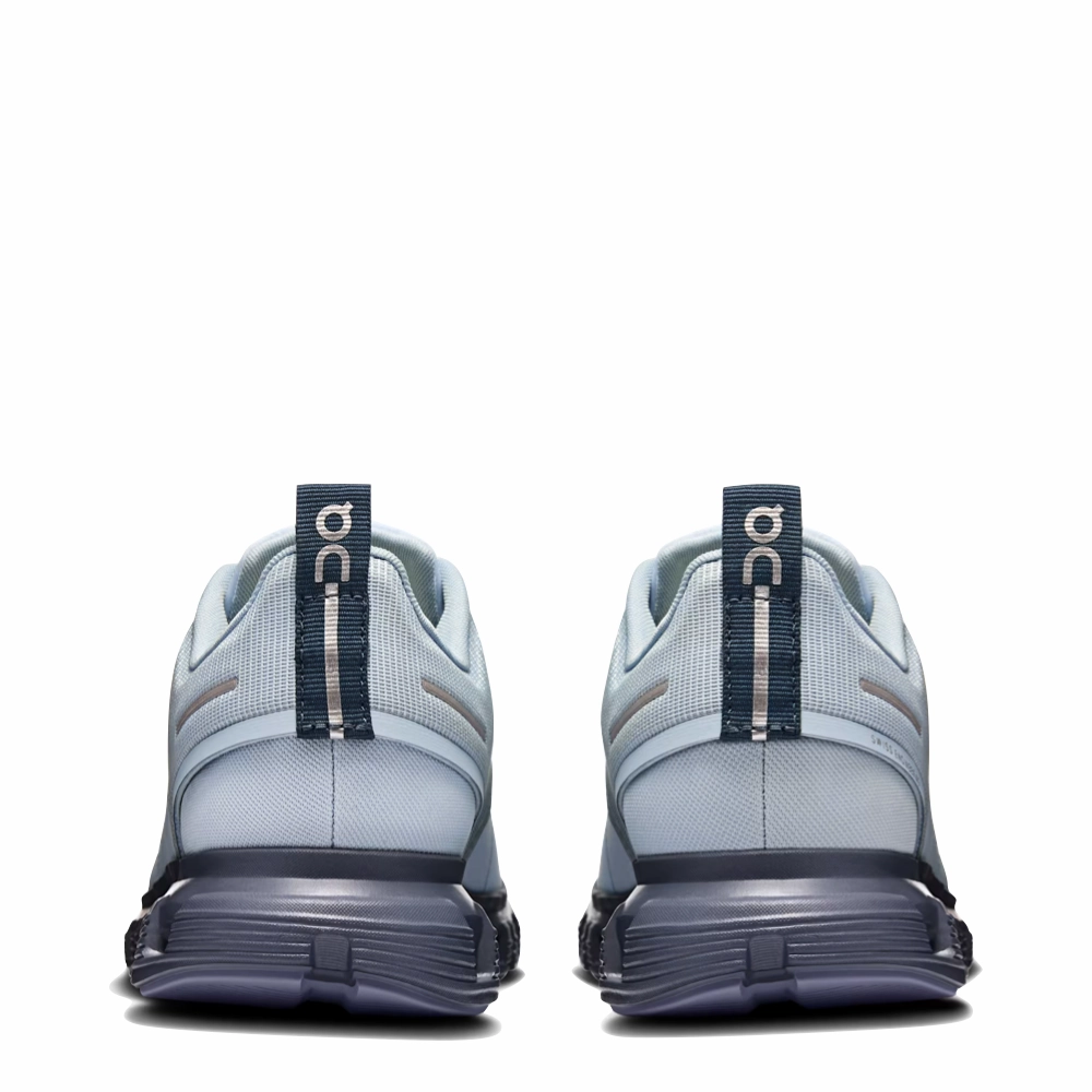 synthetic material forest hike On Women's Cloud 6 Waterproof Sneaker in Heather/Metal