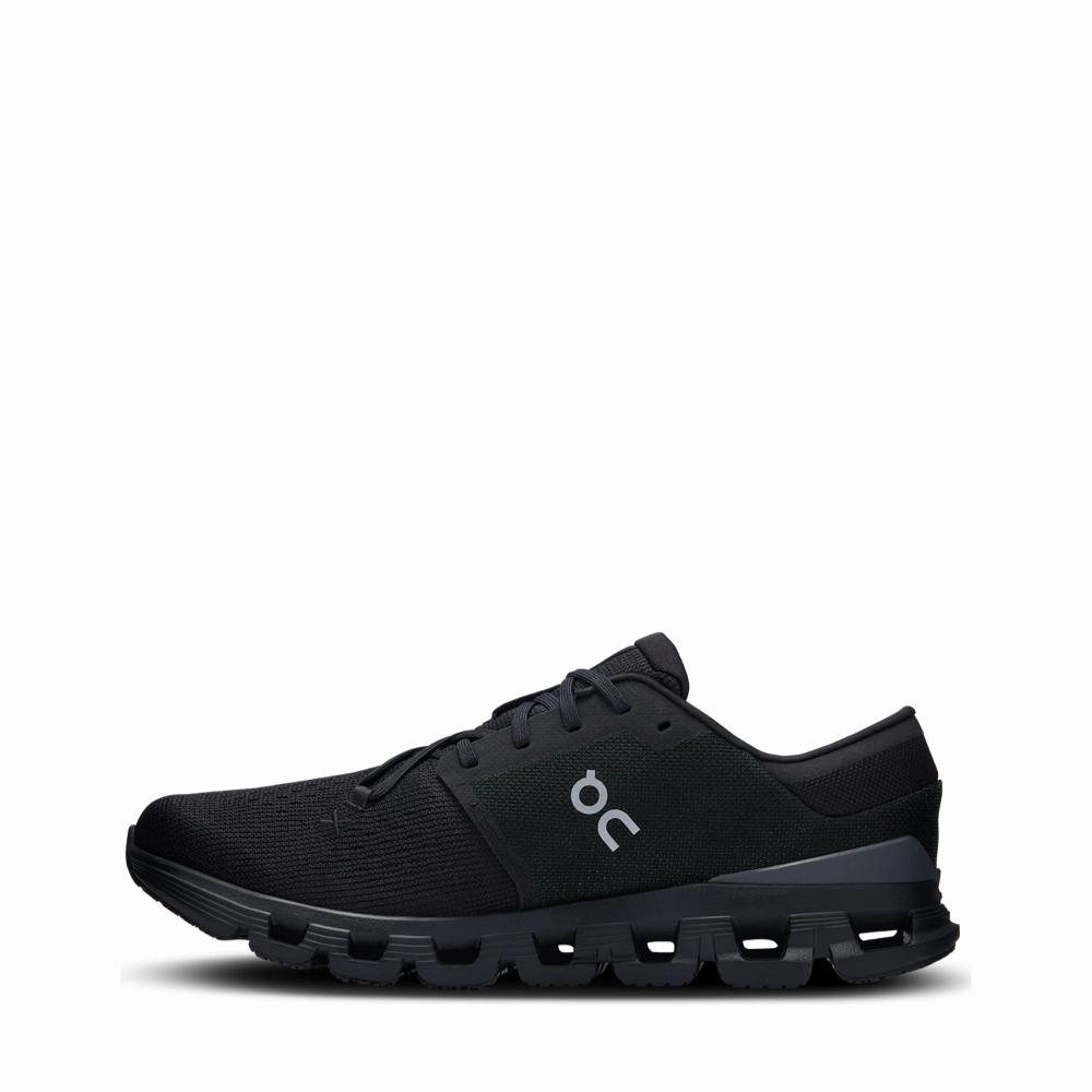 On Women's Cloud X 4 Sneaker in Black/Eclipse Wear-Ready Shoes