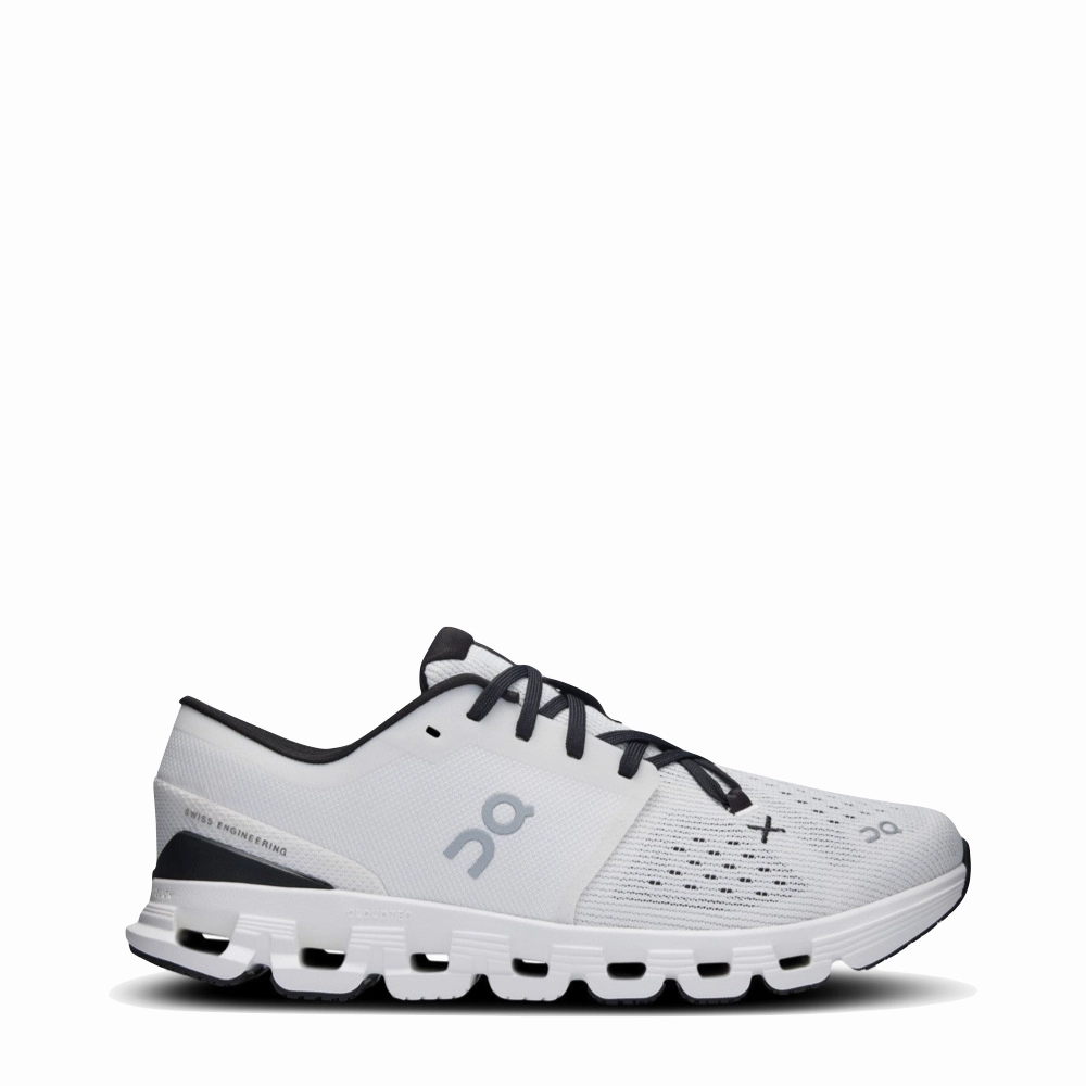 Functional Design Stretch Material On Women's Cloud X 4 Sneaker in Ivory/Black