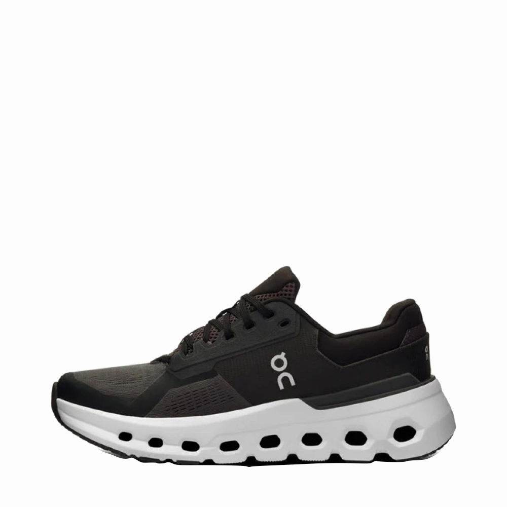 On Women's Cloudrunner 2 WIDE Width Sneaker in Eclipse/Black Path Stroll
