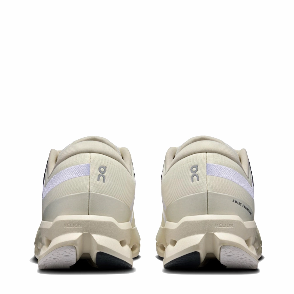 On Women's Cloudsurfer 2 Sneaker in Ivory/Ivory Breathable Fit