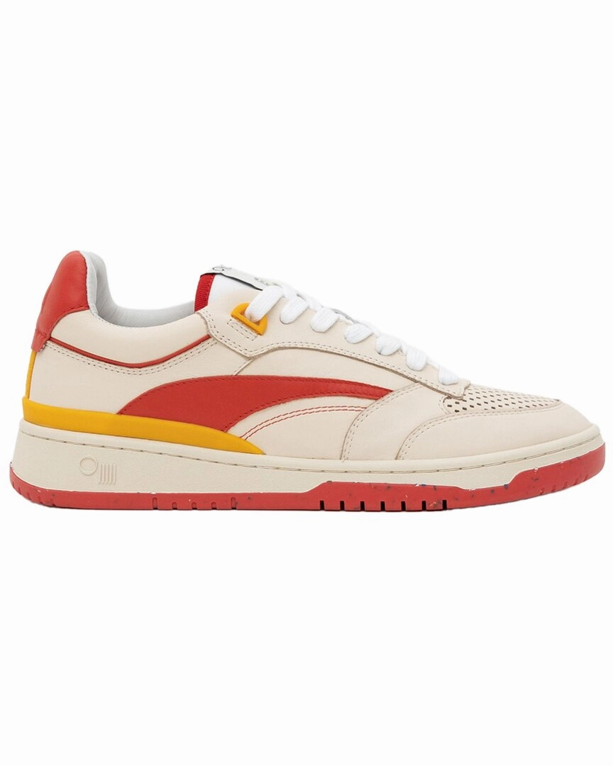 Woven Textile Oncept Preston Leather Sneaker