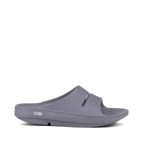 City Light OOfos OOahh Slide Sandal in Slate