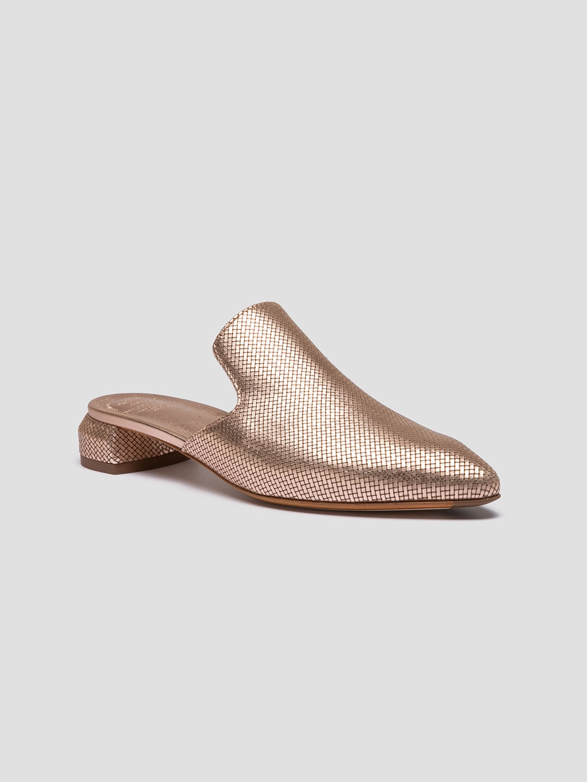 Color Mix SAGE 106 - Pink Leather Mule