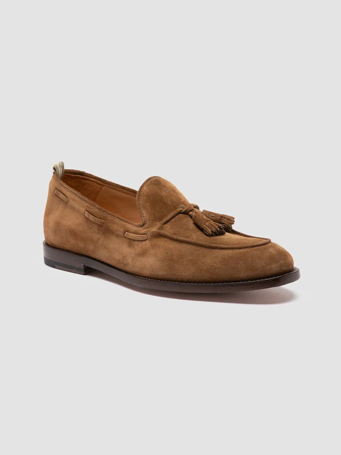 OPERA 002 - Brown Suede Tassel Loafers Easy Life Firm Path
