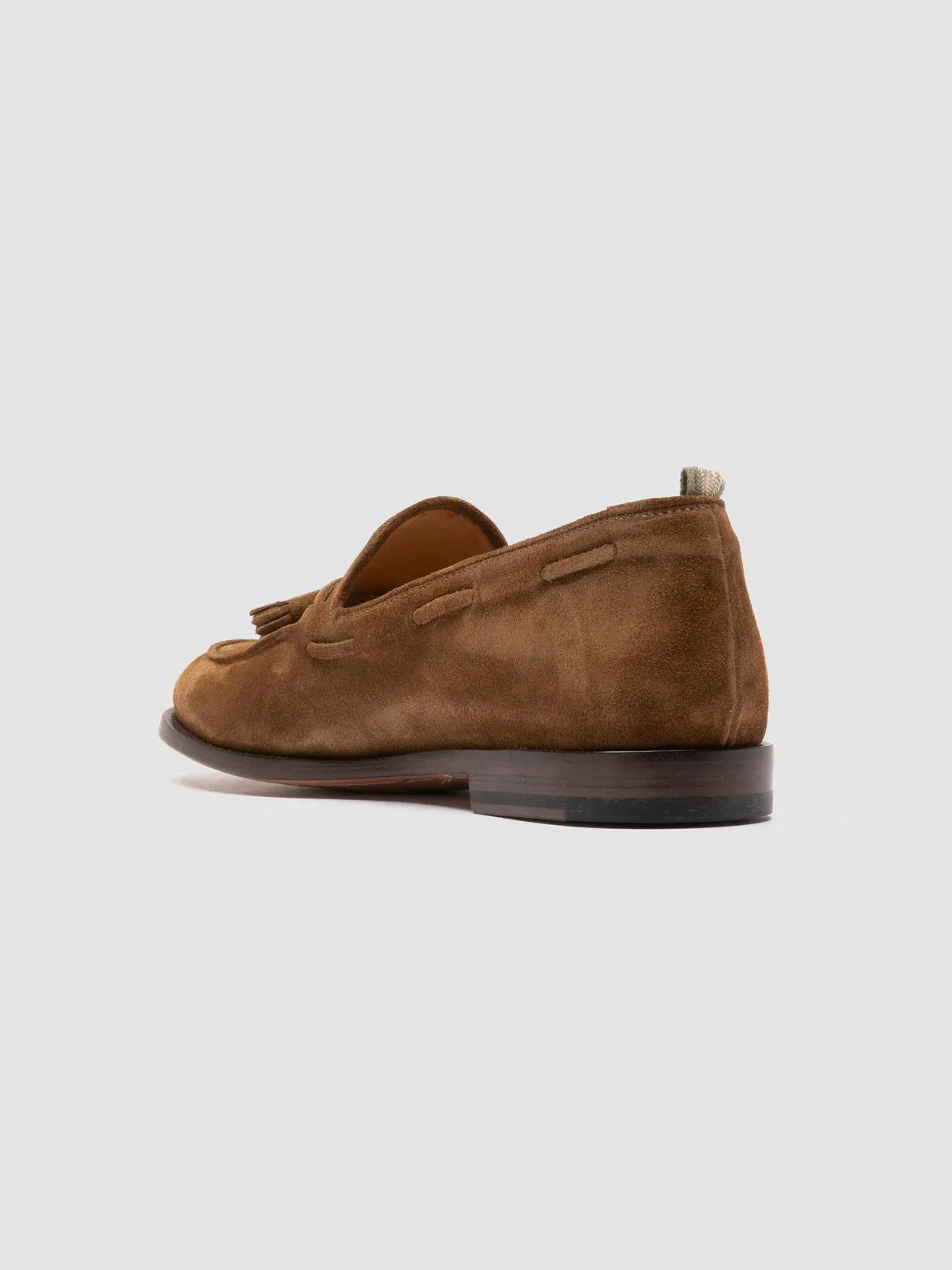 OPERA 002 - Brown Suede Tassel Loafers Soft Safe Tight Fit