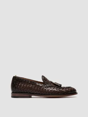 OPERA 004 - Dark Brown Leather Tassel Loafers Versatile Comfort