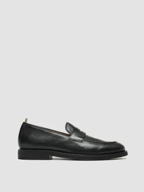OPERA FLEXI 101 - Black Leather Penny Loafers Flex Sprint Practical Step