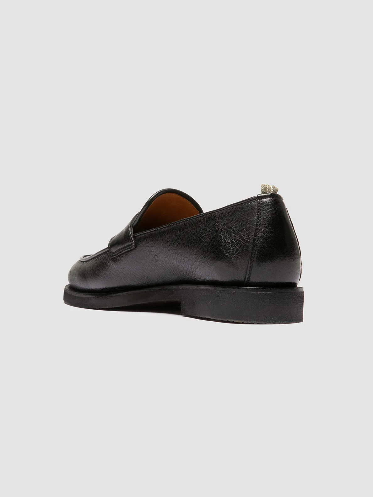 OPERA FLEXI 101 - Black Leather Penny Loafers True Step