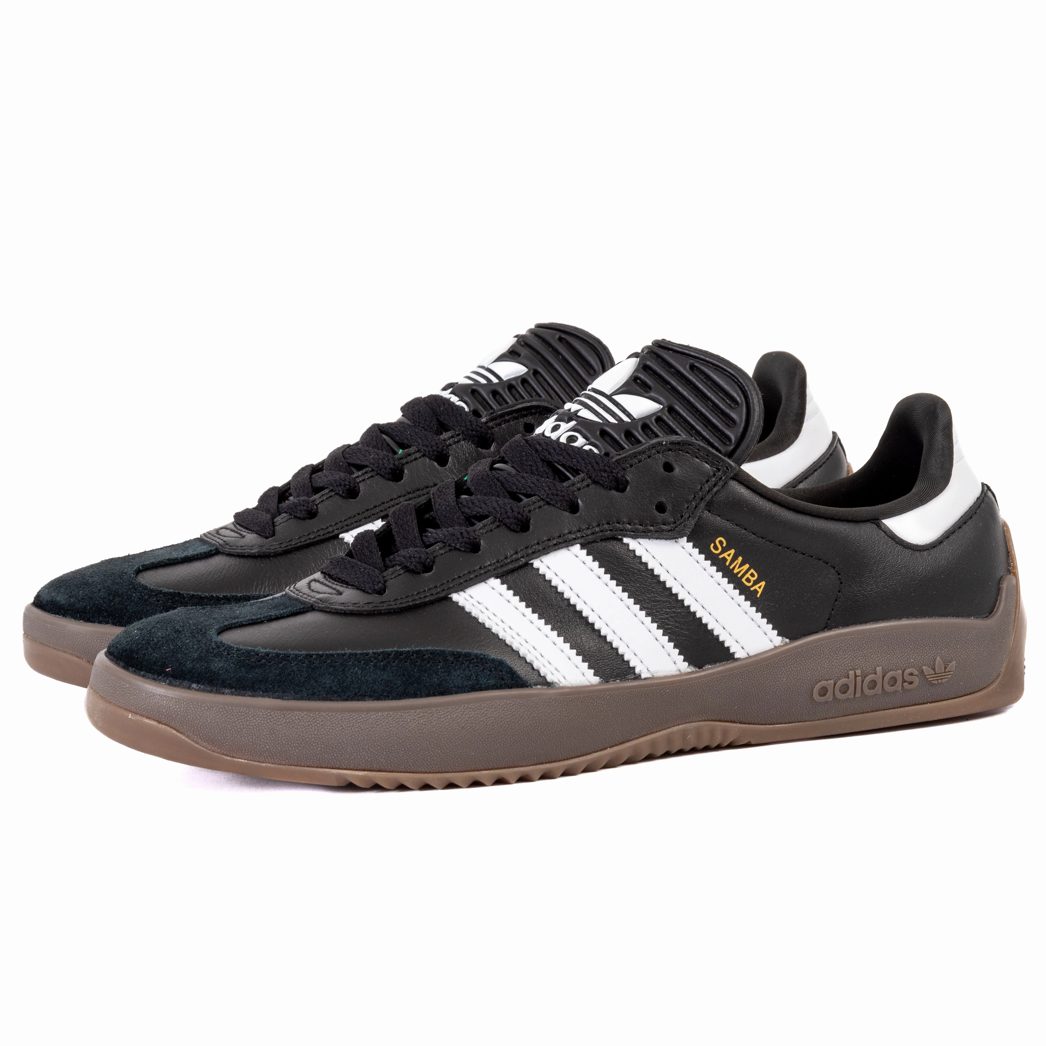 seasonal running shoes Adidas - Puig Samba (Core Black/Flat White/Gum)