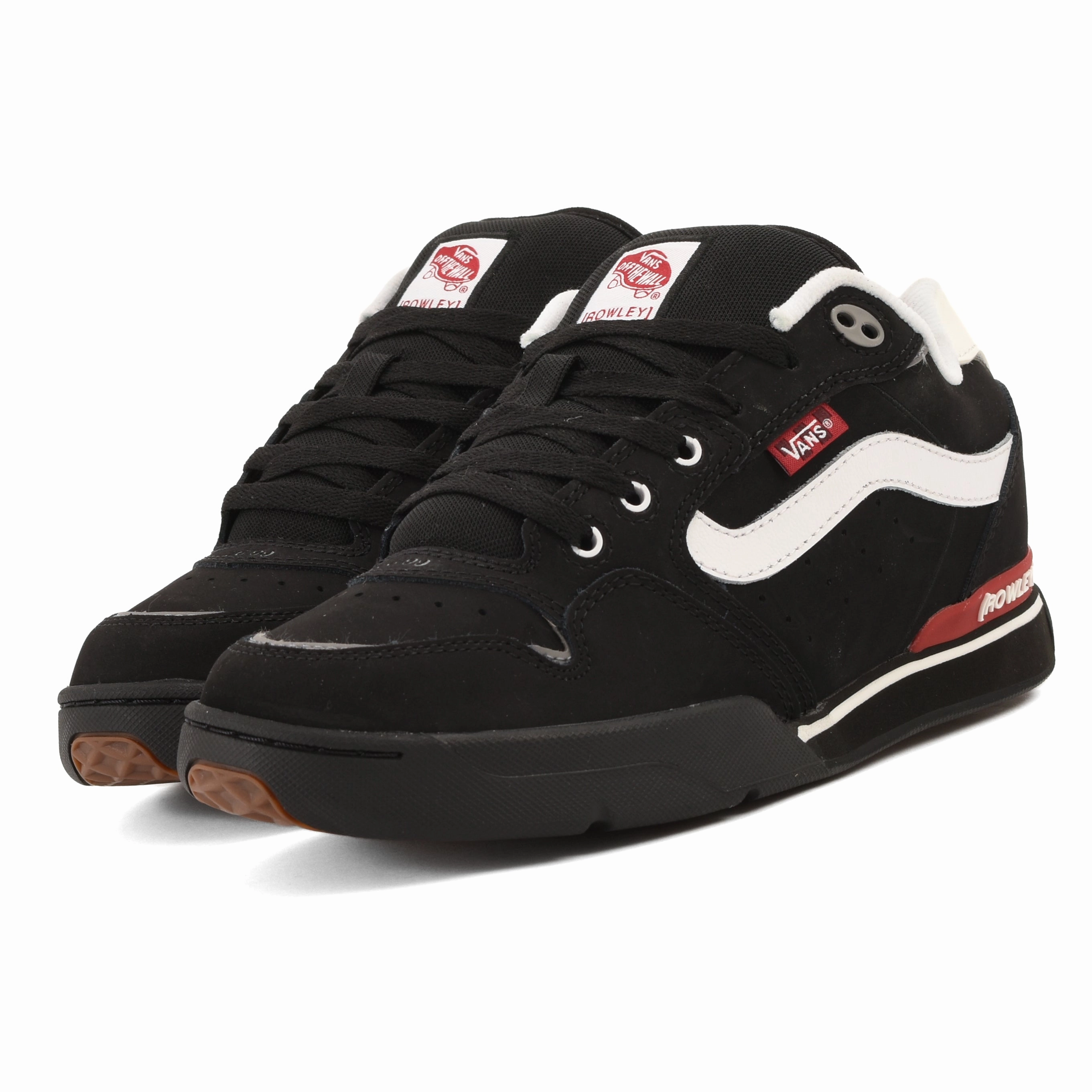 Astounding shock absorption softball shoes Vans - Rowley XLT (Black/White/Red)