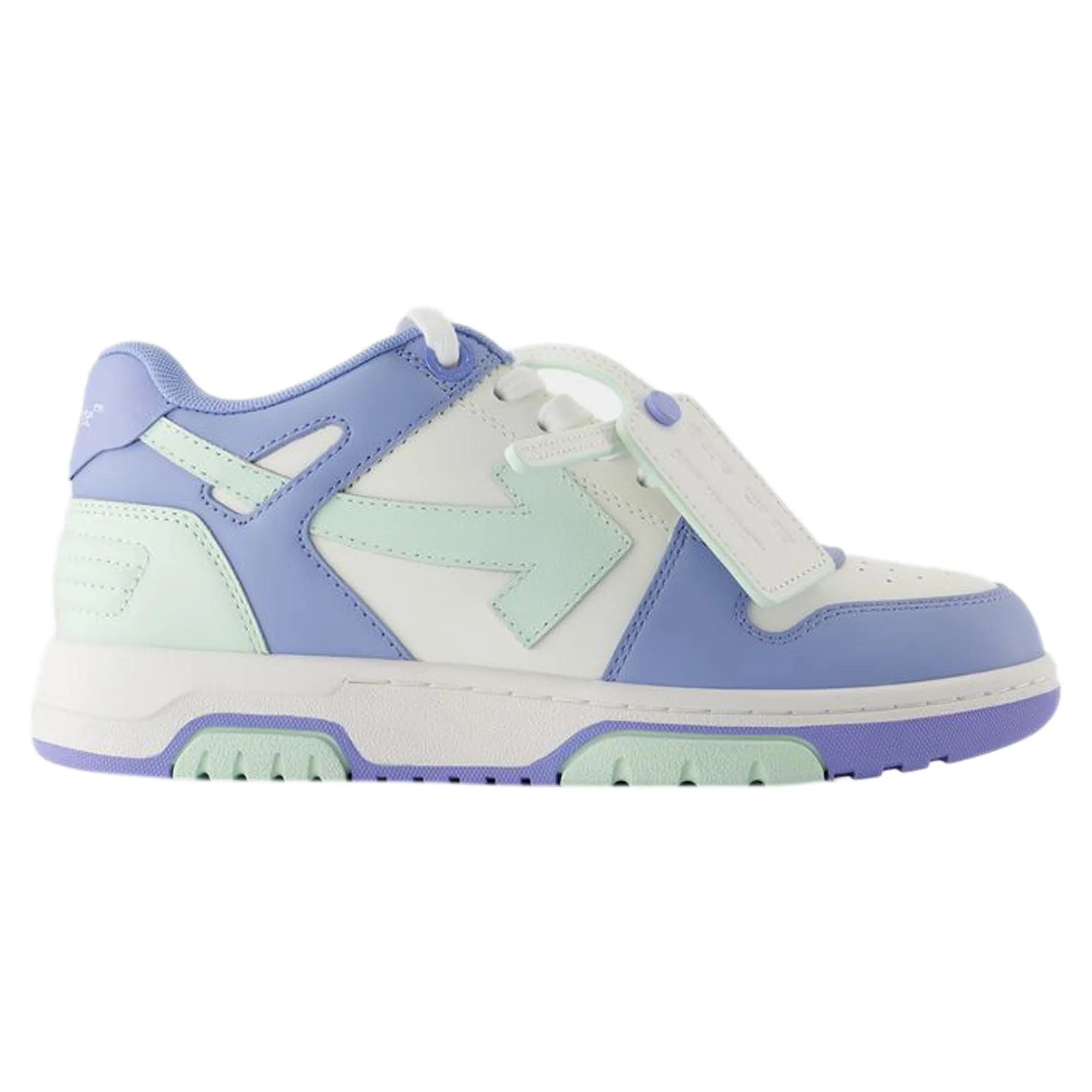 Hyperflex Outsole Compression Midsoles Out Of Office Sneakers - OFF WHITE - Leather - Blue