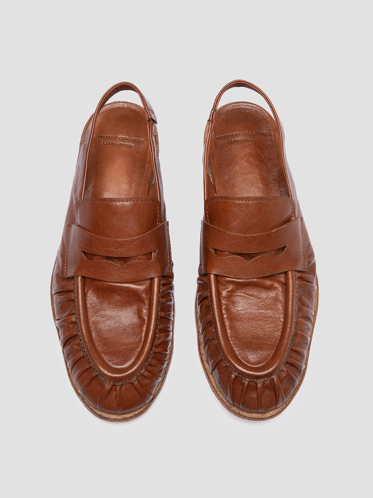 SOLITUDE 102 - Brown Leather Slingback Good Weather