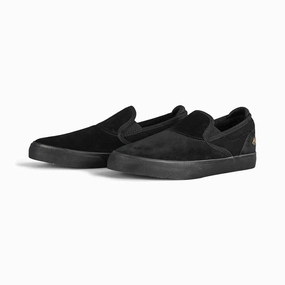 Emerica - Wino G6 Slip-On Youth (Black/Black) endurance - training running shoes Casual Use