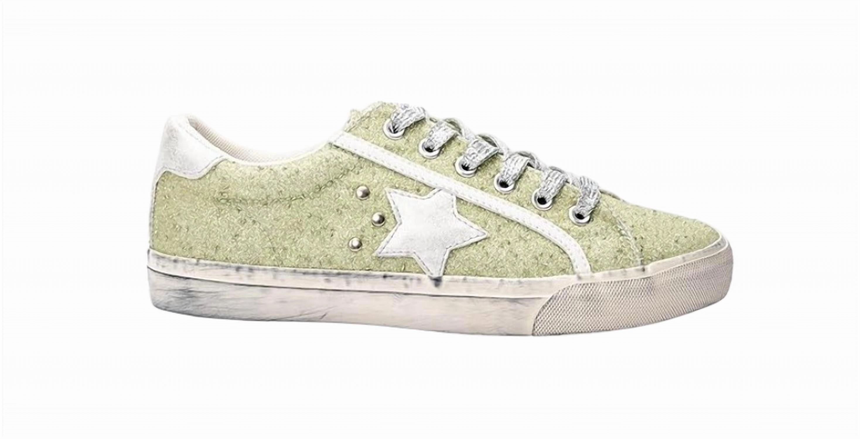 Compression Resistant Foam Women's Big Dipper Fashion Sneakers In Light Green