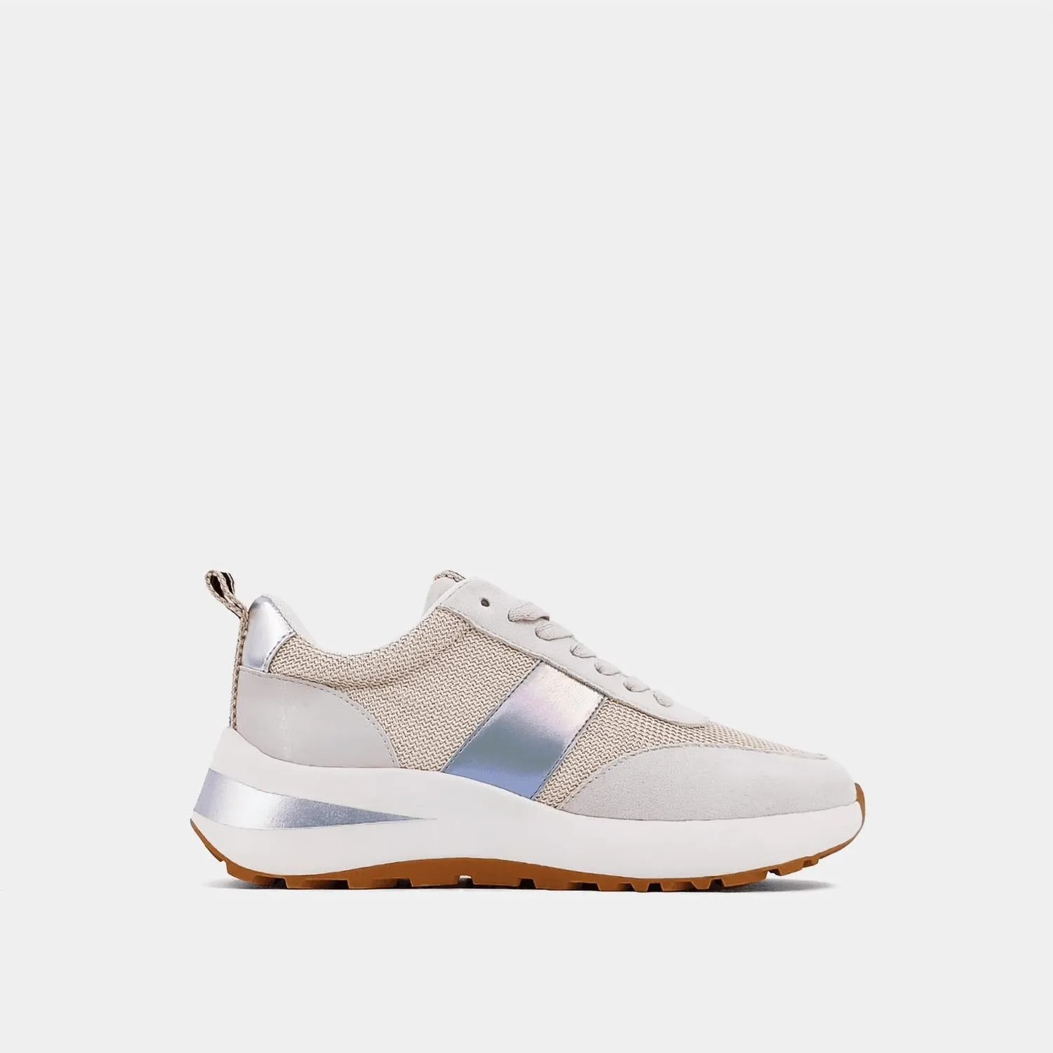 Serafina Sneakers In Silver All Occasion