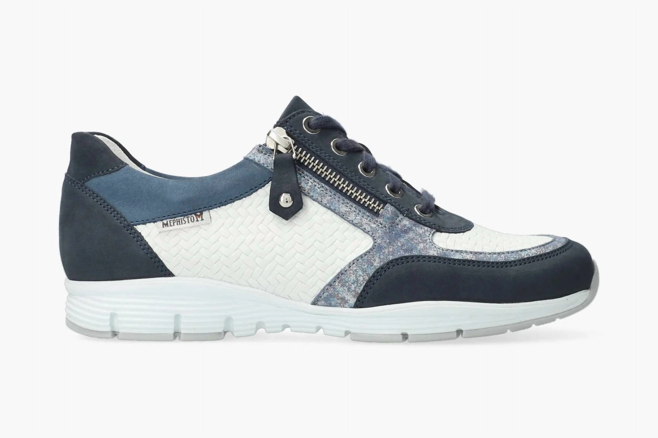 Women's Ylona Zipper Sneaker In Jeans Blue Responsive Choice