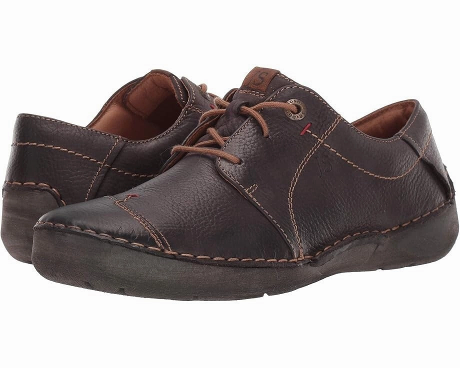 Padded Heel Counter Smooth Insole Josef Seibel Fergey 20 Sneakers Women's Titan Leather Casual Shoes RHS4564