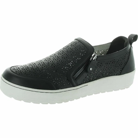 Womens Cushioned Footbed Leather Casual And Fashion Sneakers Comfort Rating