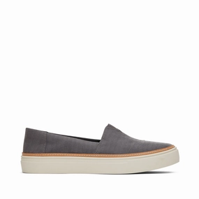 Parker Pavement Grey Slip On Sneaker Ventilation Ports Design Comfortable Foot Support