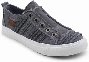 Parlane Sneakers In Graphite Rubberized Heel