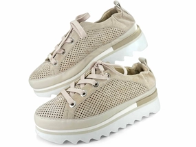 Outdoor Steps Women's Bliss Athleisure Sneaker In Cream
