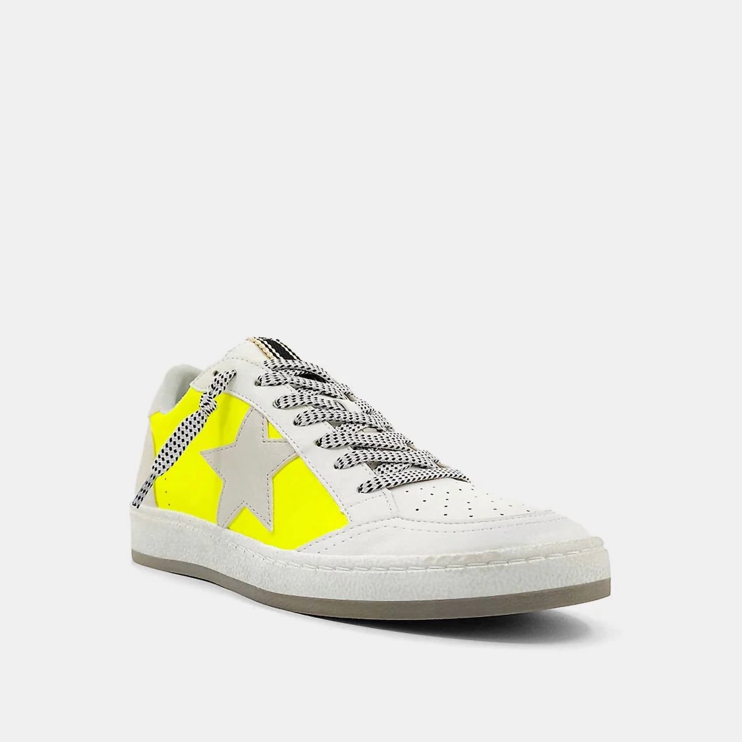 Bounce Support Comfortable Back Women's Paz Sneaker In Neon Yellow