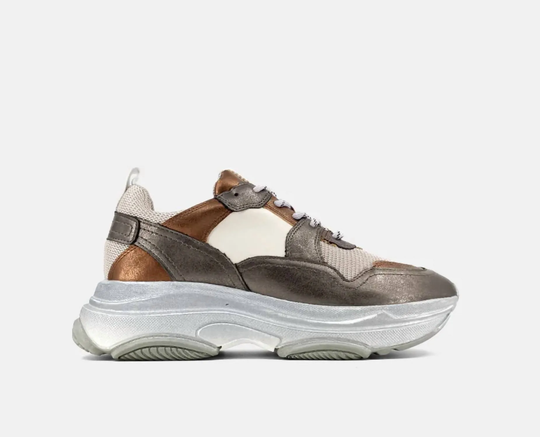 Torsion Stability Distinctive cushioning Perla Shoes In Silver