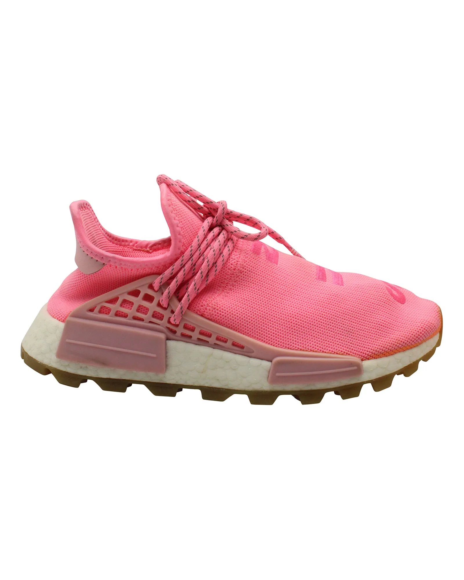 Long-Distance Support Easy traction Pharrell x Adidas NMD HU Sneakers in Pink Polyester